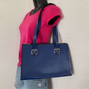 Jack Georges Milano Collection Italian Leather Top Zip Handbag